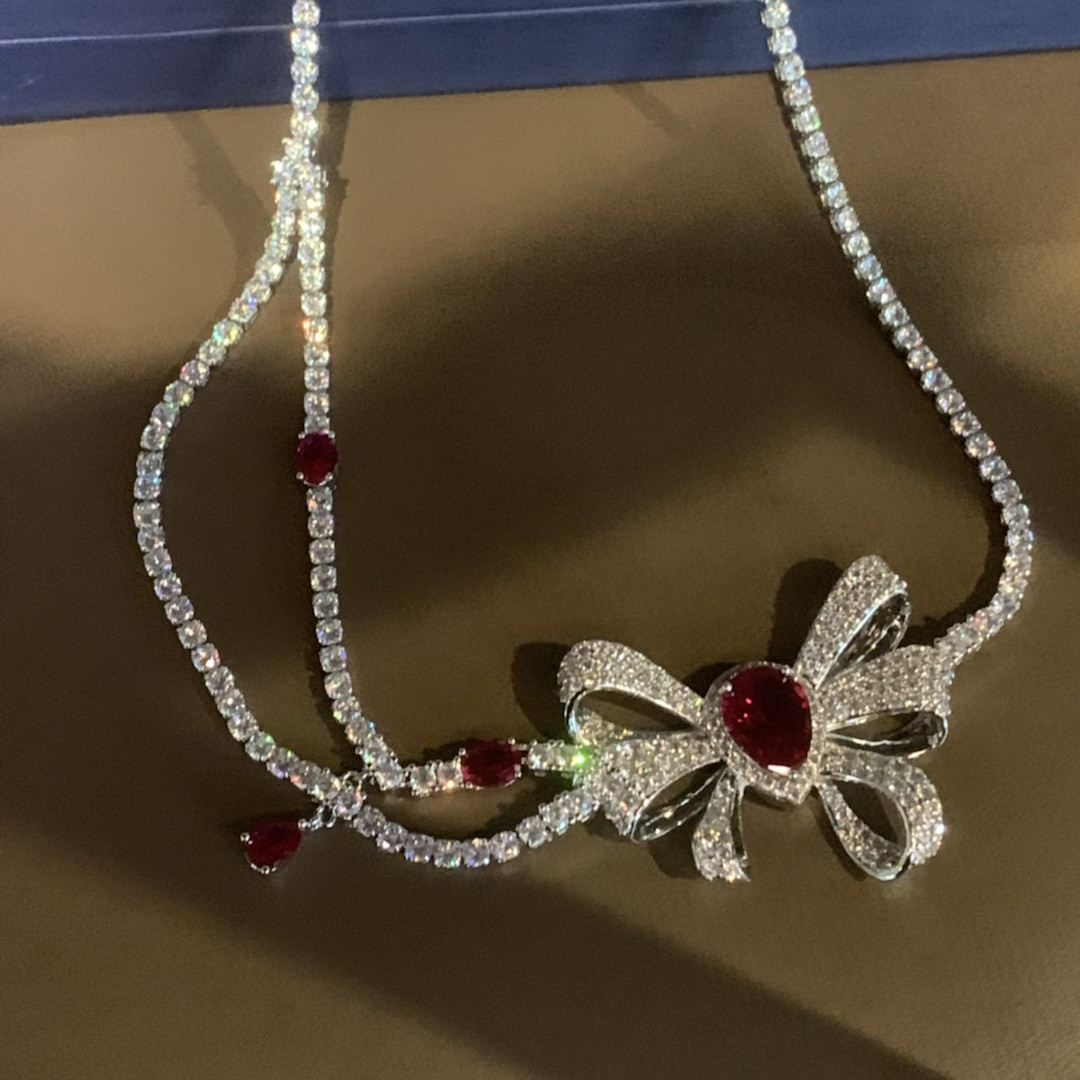 ernest jones ruby necklace