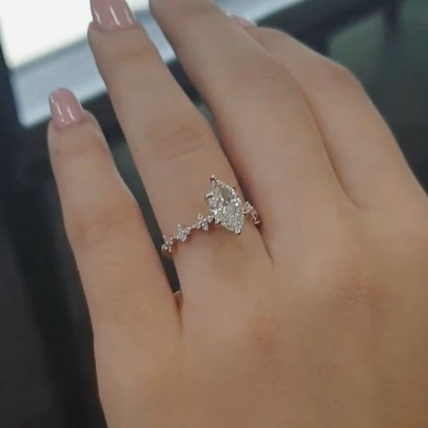 Marquise diamond ring new arrivals on finger