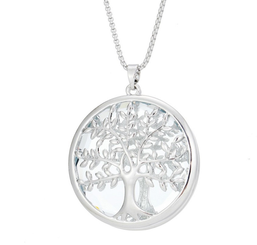 Handmade Tree of Life 925 Sterling Silver Necklace SayaBling Jewelry