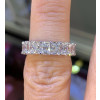 6ctw Radiant Cut Paved Classic Eternity Ring