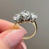 6.5ctw Round Cut Two Tone Vintage Engagement Ring
