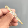 Baguette Cut White Sapphire Tennis Bangle