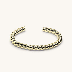 Classic Chunky Twist Cuff Bangle