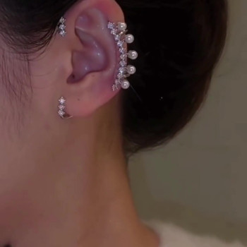 White Pearl Non-Piercing Ear Cuff