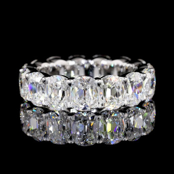 16ctw Cushion-shaped Criss Cut Eternity Ring