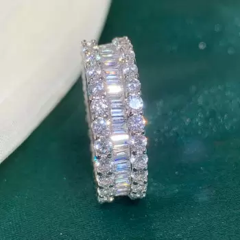 5ctw Baguette Cut Classic Eternity Band