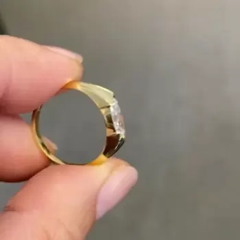 2ct Marquise Cut White Sapphire Engagement Ring
