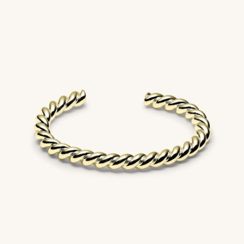 Classic Chunky Twist Cuff Bangle