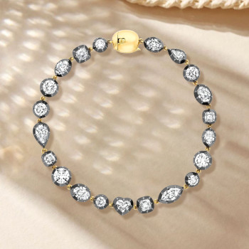 20ctw Multi Cut White Sapphire Bracelet