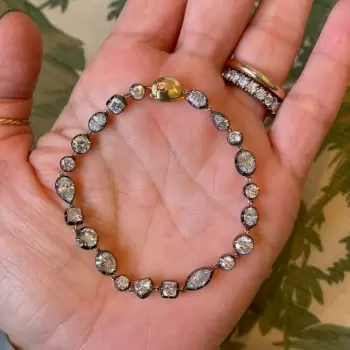 20ctw Multi Cut White Sapphire Bracelet