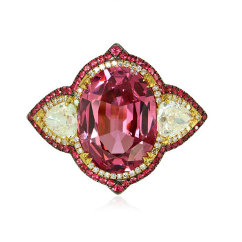 6ct Oval Cut Ruby Engagement Ring