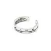 925 Sterling Silver Handmade Roman Numeral Letters Stackable Ring