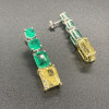 20ctw Emerald and Yellow Sapphire Statement Earrings