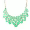 Retro Green Drips Multi-layer Necklace