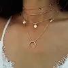 Half-moon Multi-layer Fashion Necklace