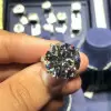 Handmade 5.5 CT Round Cut Sterling Silver Engagement Ring