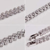 Round Cut White Sapphire Bracelet