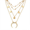 Half-moon Multi-layer Fashion Necklace