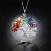 Rainbow Tree 925 sterling silver Necklace