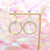 Fashion Hoop Earrings for Women in Gold