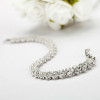 Round Cut White Sapphire Bracelet