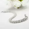 Round Cut White Sapphire Bracelet