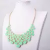 Retro Green Drips Multi-layer Necklace