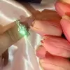 2ct Round Cut White Sapphire Engagement Ring