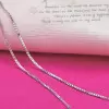 Ladies' 0.8mm Adjustable Box Chain Necklace