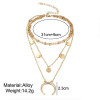 Half-moon Multi-layer Fashion Necklace