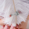 2ct Cushion Cut White Sapphire 3pcs Bridal Set