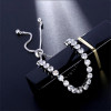 Fashion White Sapphire Adjustable Bracelet