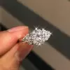 2.2ct Round Cut White Sapphire Engagement Ring