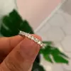 Handmade Round Cut Sapphire Simple Band