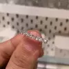 Handmade Round Cut Sapphire Simple Band