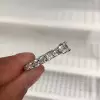 Handmade 0.8 ct Round Cut Classic Silver Ring