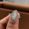 1.35ct Split Shank Marquise Cut Engagement Ring for Women
