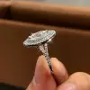 1.35ct Split Shank Marquise Cut Engagement Ring for Women