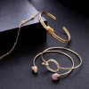 Four-piece Alloy Fashion Bracelet Set
