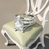 2ct Pear Cut Split Shank Engagement Ring