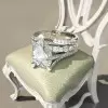 2ct Pear Cut Split Shank Engagement Ring