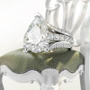 2ct Pear Cut Split Shank Engagement Ring
