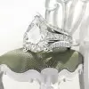2ct Pear Cut Split Shank Engagement Ring