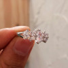 1ct Marquise Cut White Sapphire Engagement Ring