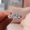 1ct Marquise Cut White Sapphire Engagement Ring