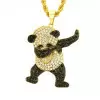 Men's Gold Panda Necklace