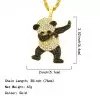 Men's Gold Panda Necklace