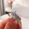 3ct Marquise Cut White Sapphire Engagement Ring