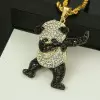 Men's Gold Panda Necklace