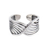 925 Sterling Silver Handmade Nest  Adjustable Ring